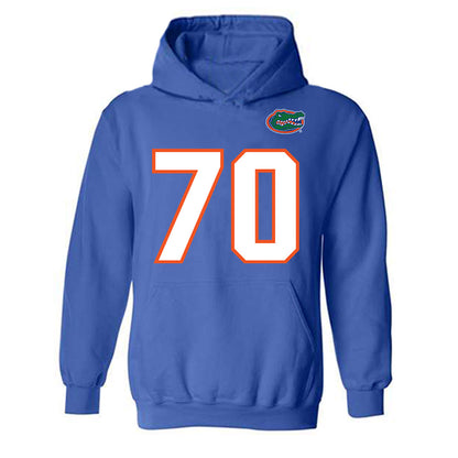 Florida - NCAA Football : Damieon George Jr - Replica Shersey Hooded Sweatshirt