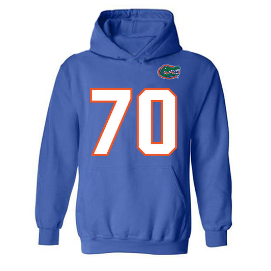 Florida - NCAA Football : Damieon George Jr - Replica Shersey Hooded Sweatshirt