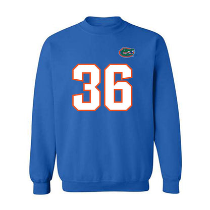Florida - NCAA Football : Vincent Brown Jr - Replica Shersey Crewneck Sweatshirt-0