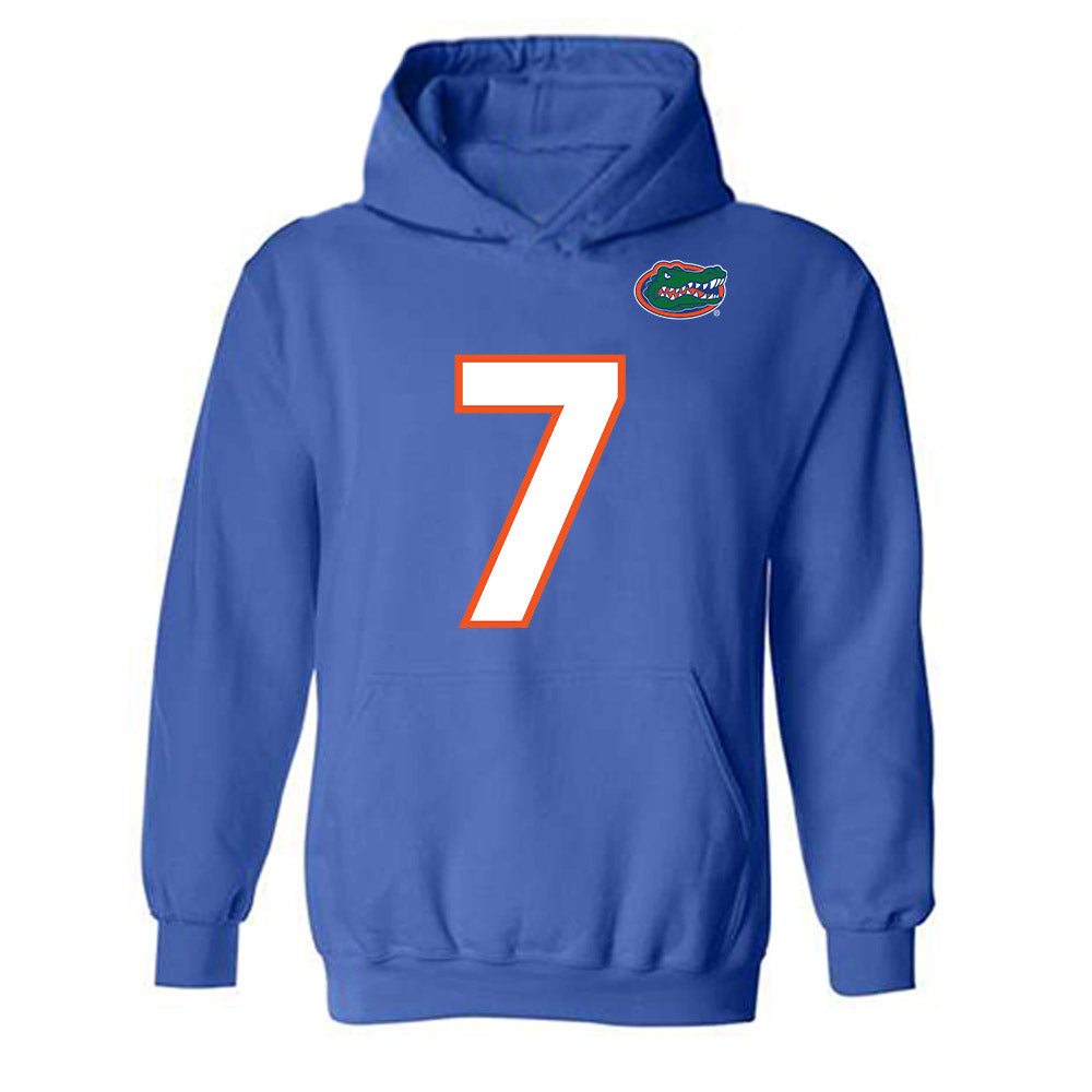 Florida - NCAA Football : Amir Jackson - Replica Shersey Hooded Sweatshirt