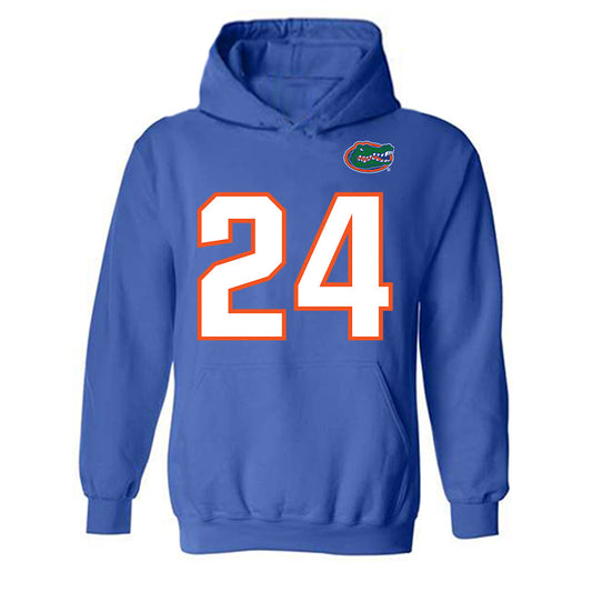 Florida - NCAA Football : Ja'Kobi Jackson - Replica Shersey Hooded Sweatshirt-0