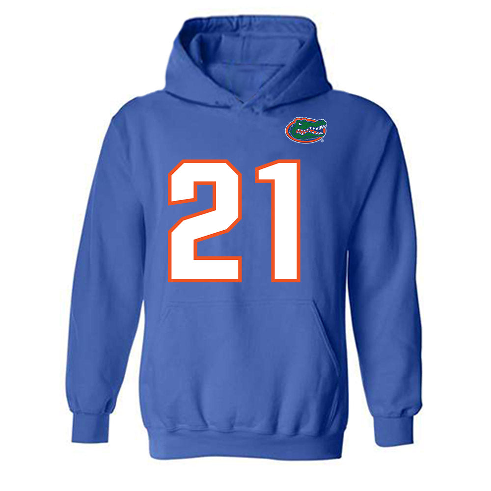 Florida - NCAA Football : KD Daniels - Replica Shersey Hooded Sweatshirt-0