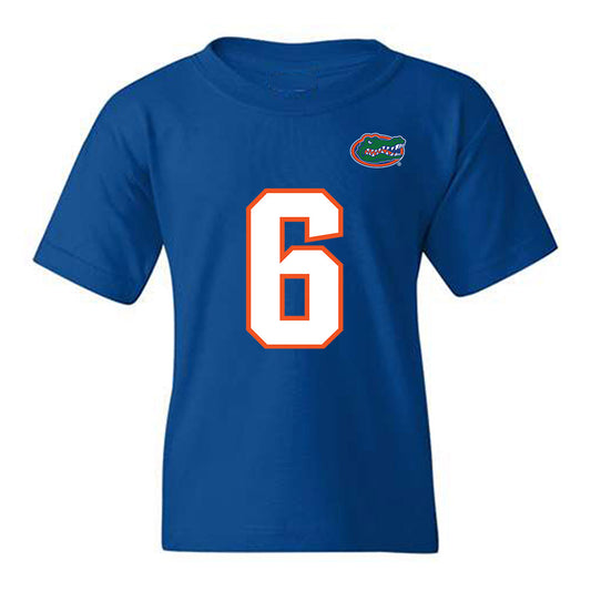 Florida - NCAA Football : J'Vari Flowers - Replica Shersey Youth T-Shirt-0