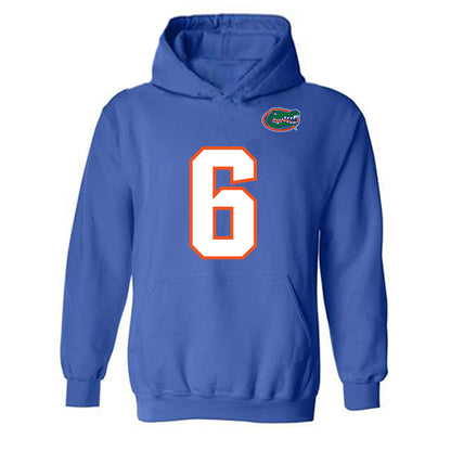 Florida - NCAA Football : Jvari Flowers - Replica Shersey Hooded Sweatshirt-0