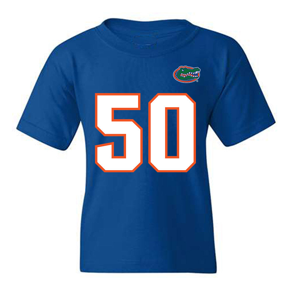 Florida - NCAA Football : Jason Zandamela - Replica Shersey Youth T-Shirt-0