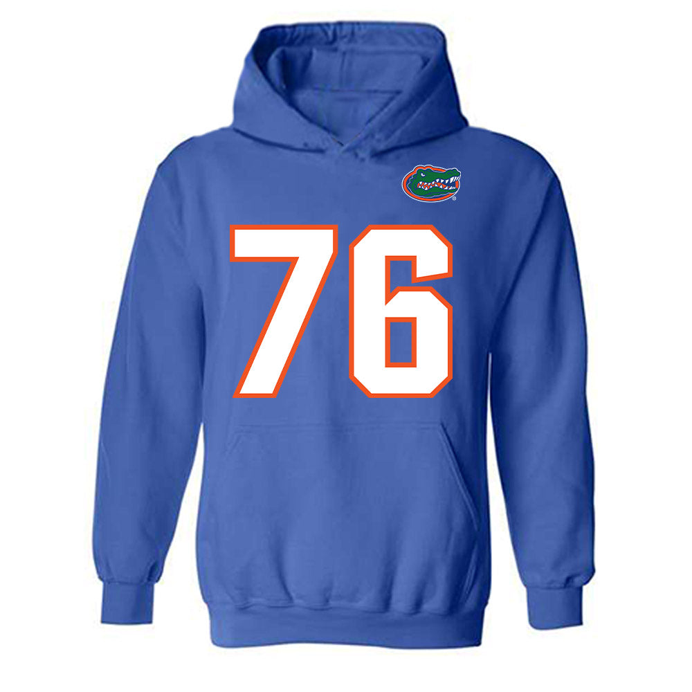 Florida - NCAA Football : Mark Faircloth - Replica Shersey Hooded Sweatshirt-0