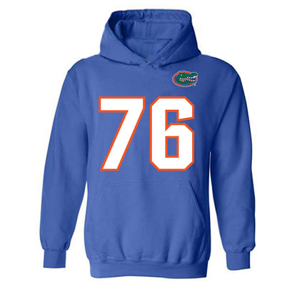 Florida - NCAA Football : Mark Faircloth - Replica Shersey Hooded Sweatshirt-0