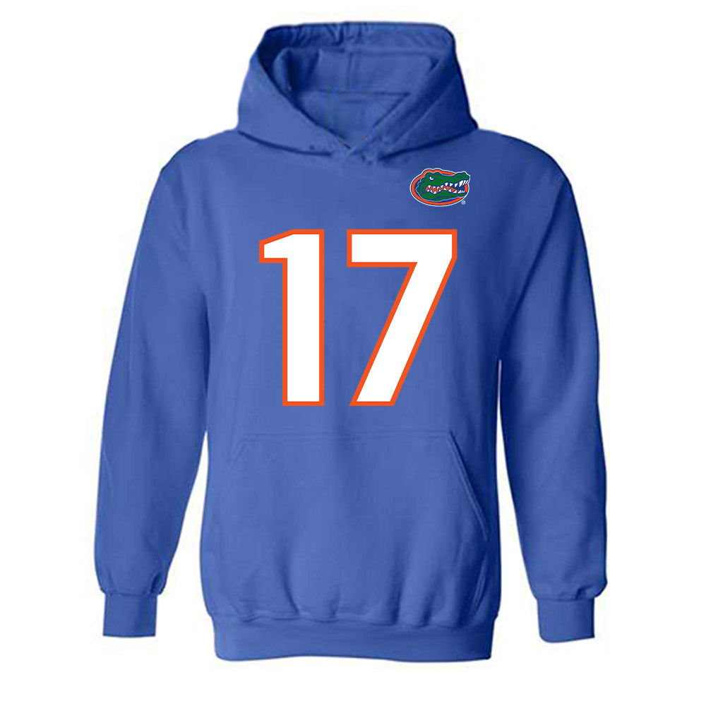 Florida - NCAA Football : Titus Bullard - Replica Shersey Hooded Sweatshirt-0