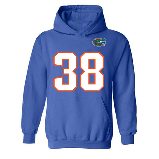 Florida - NCAA Football : Nicholas Inglis - Replica Shersey Hooded Sweatshirt-0