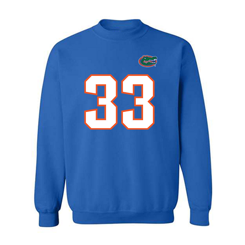 Florida - NCAA Football : Brian Case - Replica Shersey Crewneck Sweatshirt-0