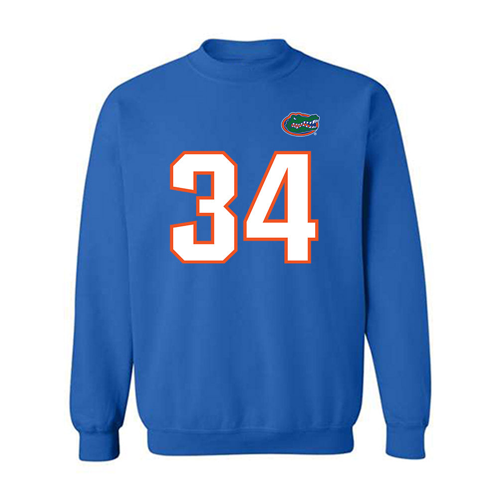 Florida - NCAA Football : Kelvin Jimenez - Replica Shersey Crewneck Sweatshirt