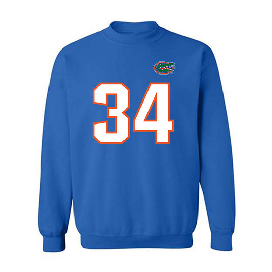 Florida - NCAA Football : Kelvin Jimenez - Replica Shersey Crewneck Sweatshirt