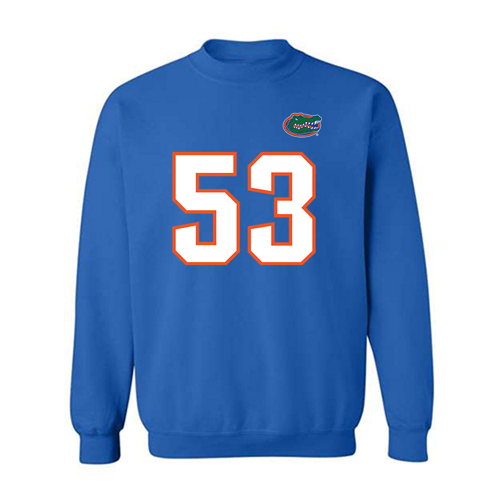 Florida - NCAA Football : Bryce Lovett - Replica Shersey Crewneck Sweatshirt-0