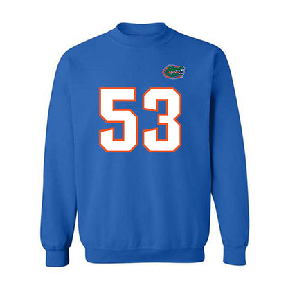 Florida - NCAA Football : Bryce Lovett - Replica Shersey Crewneck Sweatshirt-0