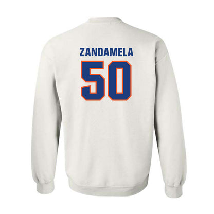 Florida - NCAA Football : Jason Zandamela - Replica Shersey Crewneck Sweatshirt-1
