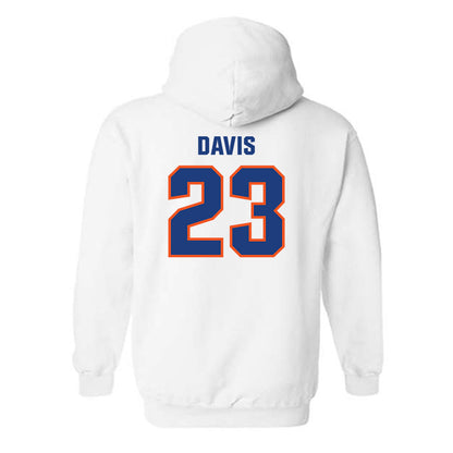 Florida - NCAA Football : Josiah Davis - Replica Shersey Hooded Sweatshirt-1