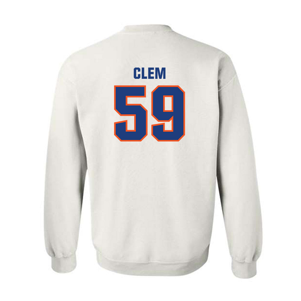 Florida - NCAA Football : Hayden Clem - Replica Shersey Crewneck Sweatshirt-1