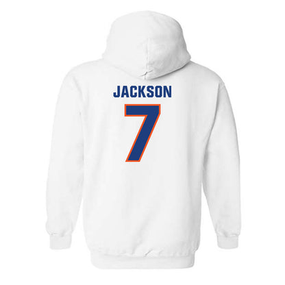 Florida - NCAA Football : Ty Jackson - Replica Shersey Hooded Sweatshirt-1