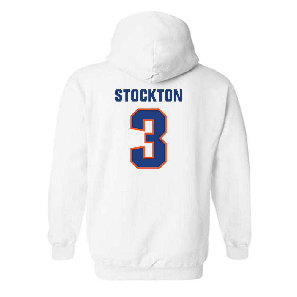 Florida - NCAA Football : Bailey Stockton - Replica Shersey Hooded Sweatshirt-1
