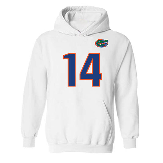 Florida - NCAA Football : Muizz Tounkara - Replica Shersey Hooded Sweatshirt-0