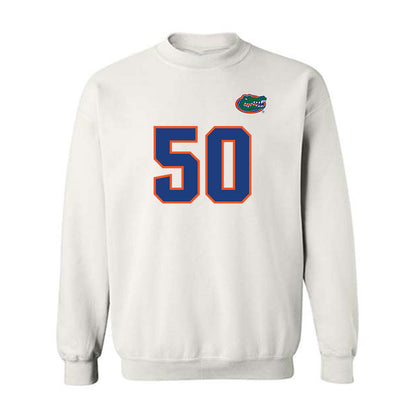 Florida - NCAA Football : Jason Zandamela - Replica Shersey Crewneck Sweatshirt-0
