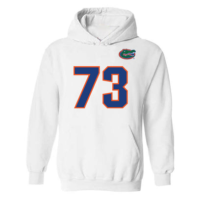 Florida - NCAA Football : Daniel Pierre Louis - Replica Shersey Hooded Sweatshirt-0