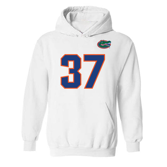 Florida - NCAA Football : Javion Toombs - Replica Shersey Hooded Sweatshirt-0