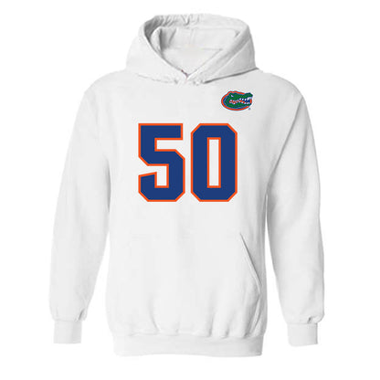 Florida - NCAA Football : Jason Zandamela - Replica Shersey Hooded Sweatshirt-0