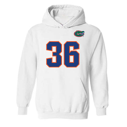 Florida - NCAA Football : Vincent Brown Jr - Replica Shersey Hooded Sweatshirt-0