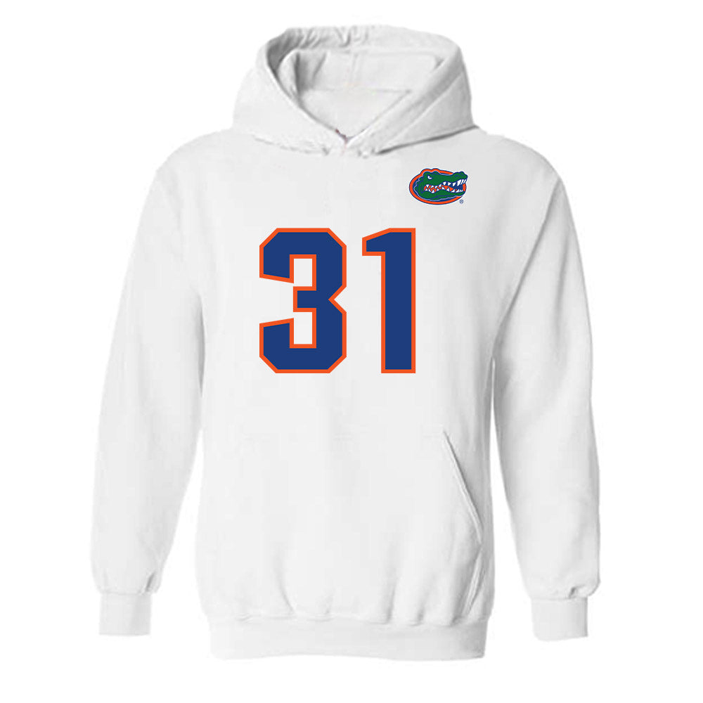 Florida - NCAA Football : Evan Jackson - Replica Shersey Hooded Sweatshirt-0