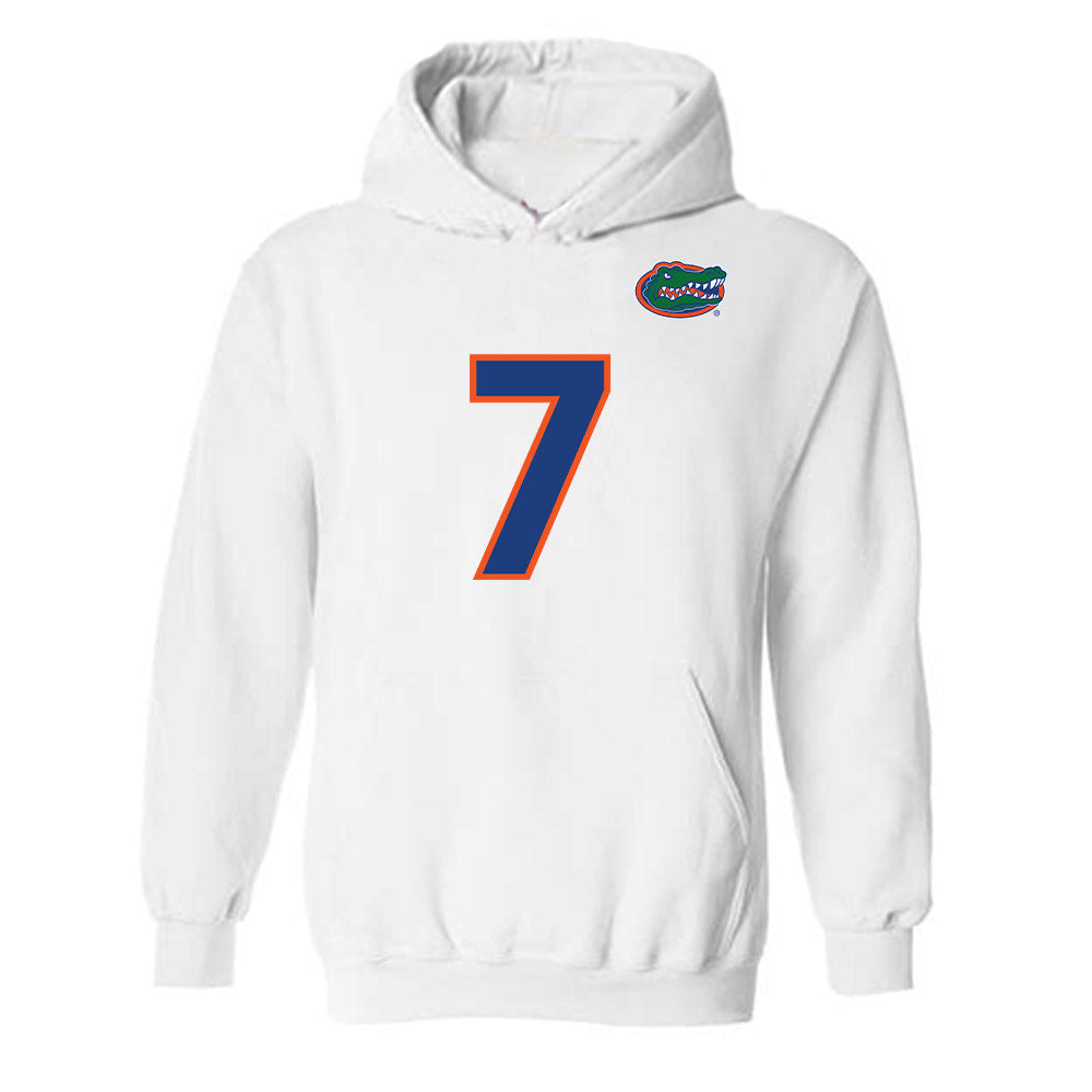 Florida - NCAA Football : Ty Jackson - Replica Shersey Hooded Sweatshirt-0