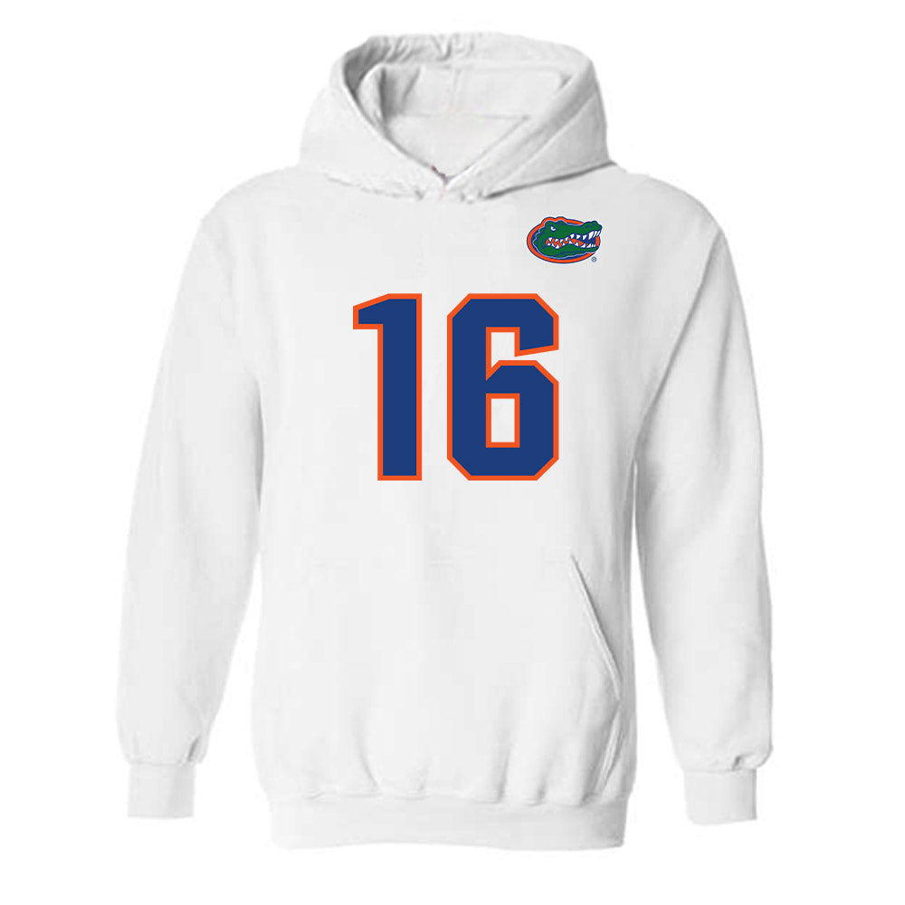 Florida - NCAA Football : Aidan Warner - Replica Shersey Hooded Sweatshirt-0