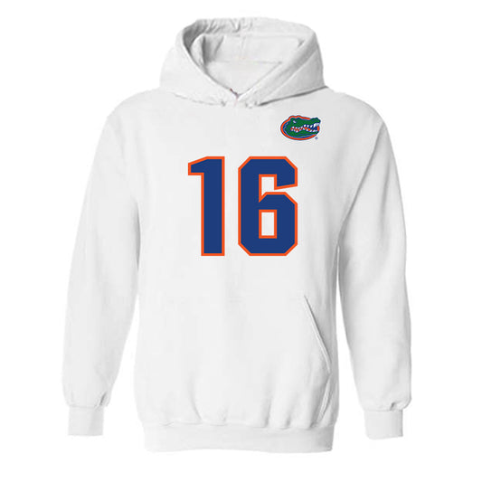 Florida - NCAA Football : Aidan Warner - Replica Shersey Hooded Sweatshirt-0