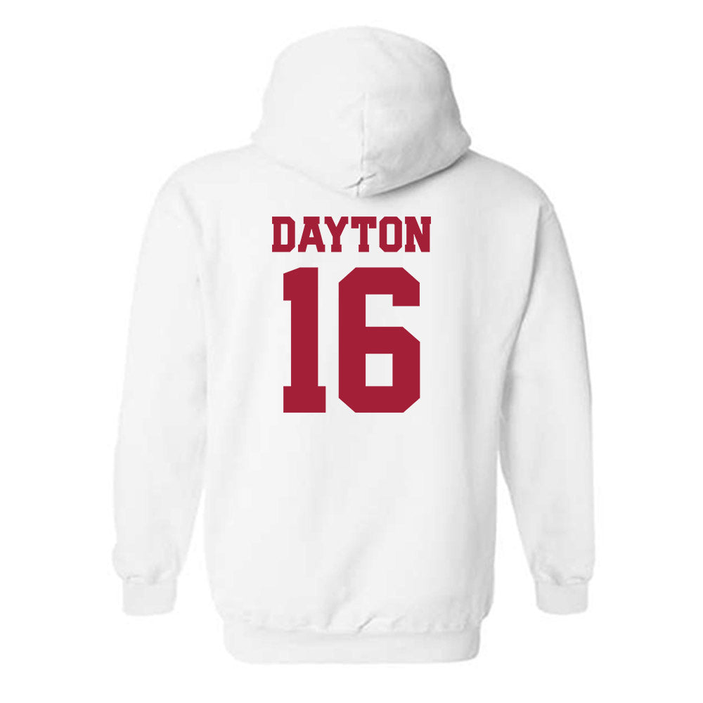 Oklahoma - NCAA Softball : Abigale Dayton - Sports Shersey Hooded Sweatshirt-1