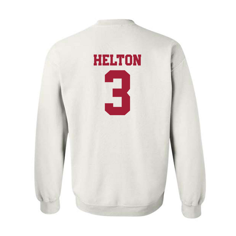 Oklahoma - NCAA Softball : Chaney Helton - Sports Shersey Crewneck Sweatshirt-1