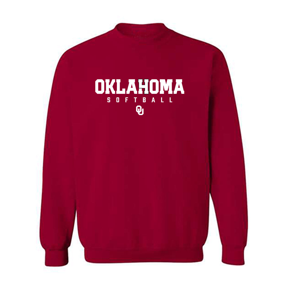 Oklahoma - NCAA Softball : Riley Ludlam - Sports Shersey Crewneck Sweatshirt