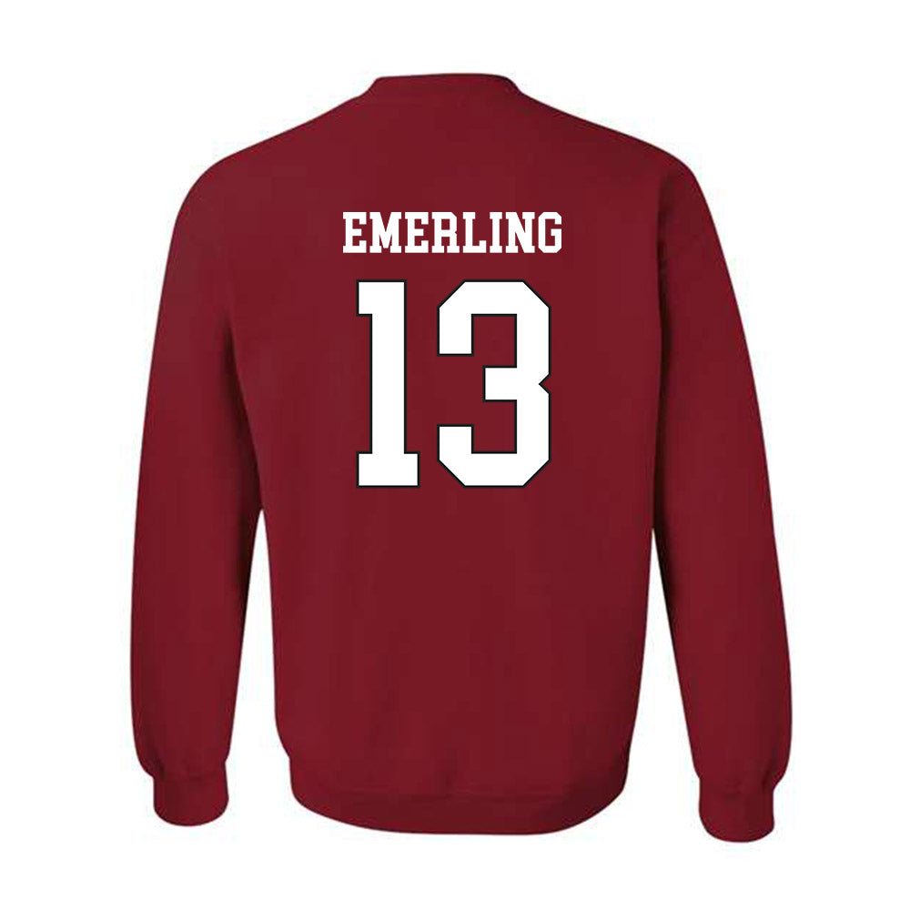 Oklahoma - NCAA Softball : Isabela Emerling - Championship Shirt Crewneck Sweatshirt-1