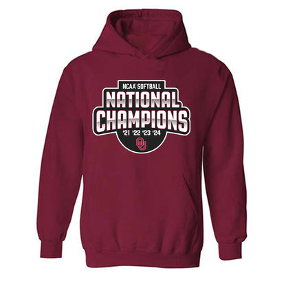 Oklahoma - NCAA Softball : Abigale Dayton - Championship Shirt Hooded Sweatshirt-0