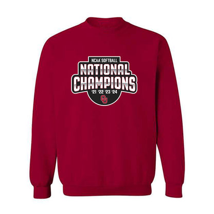 Oklahoma - NCAA Softball : Miali Guachino - Championship Shirt Crewneck Sweatshirt-0