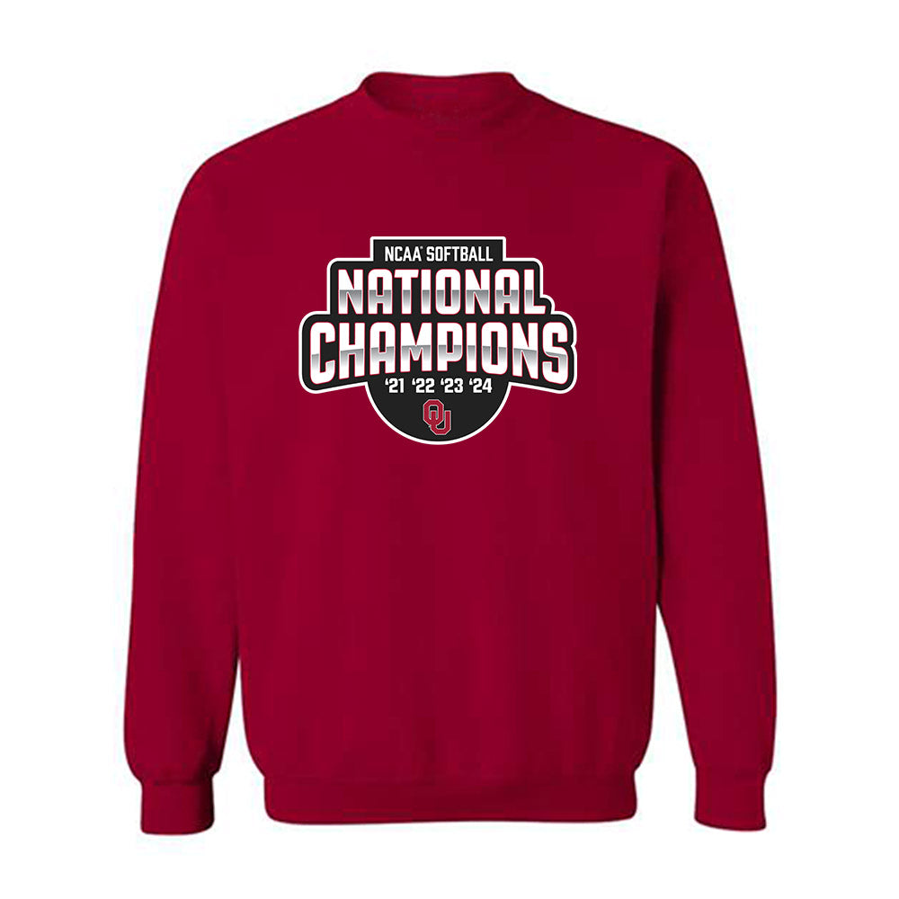 Oklahoma - NCAA Softball : Abigale Dayton - Championship Shirt Crewneck Sweatshirt-0