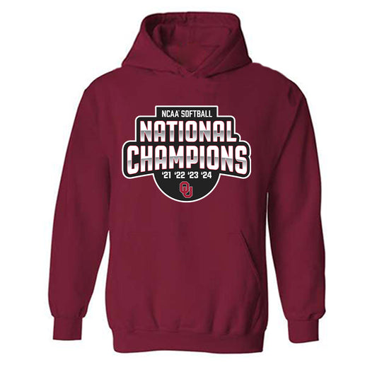 Oklahoma - NCAA Softball : Kasidi Pickering - Championship Shirt Hooded Sweatshirt-0