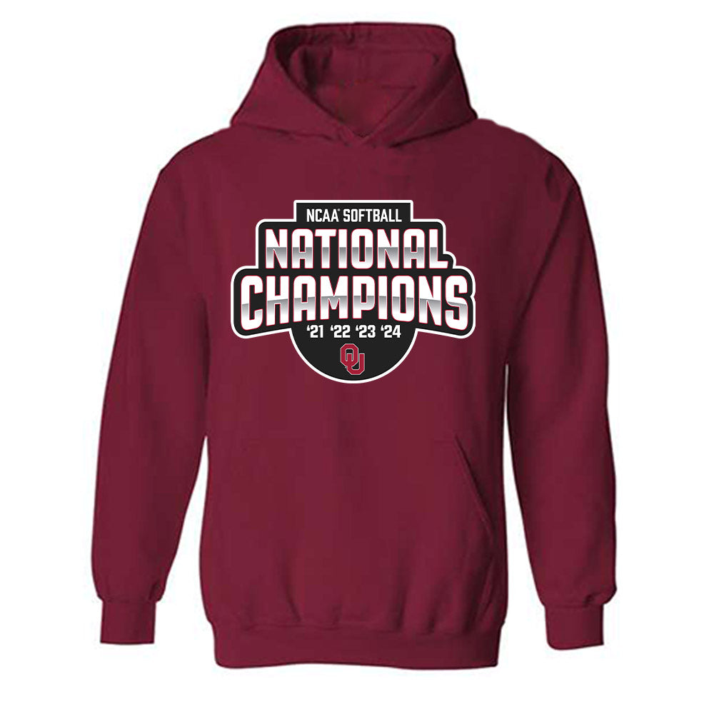 Oklahoma - NCAA Softball : Allyssa Parker - Championship Shirt Hooded Sweatshirt-0