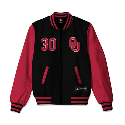 Oklahoma - NCAA Softball : Riley Ludlam - Bomber Jacket