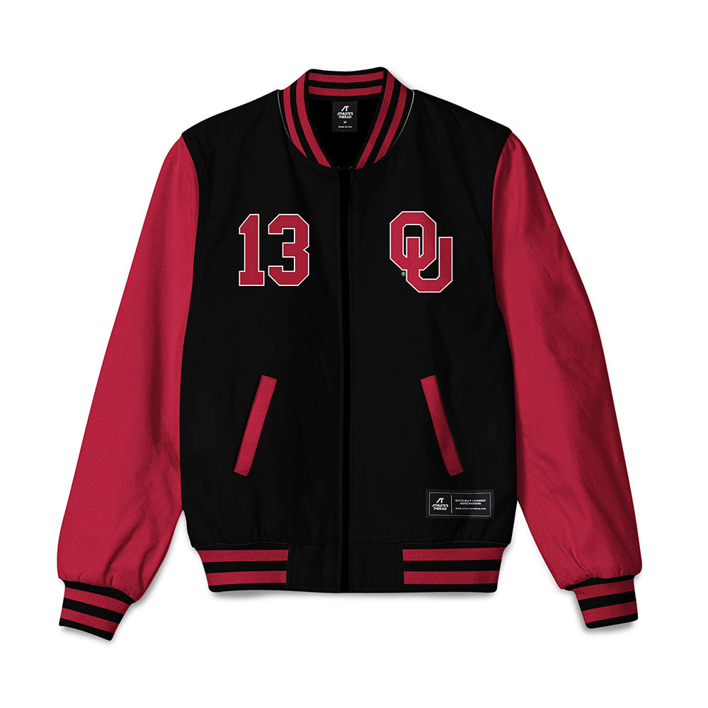 Oklahoma - NCAA Softball : Isabela Emerling - Bomber Jacket-0