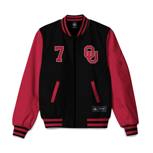 Oklahoma - NCAA Softball : Kasidi Pickering - Bomber Jacket-0