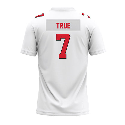 Illinois State - NCAA Football : Nick True - White Premium Football Jersey-1