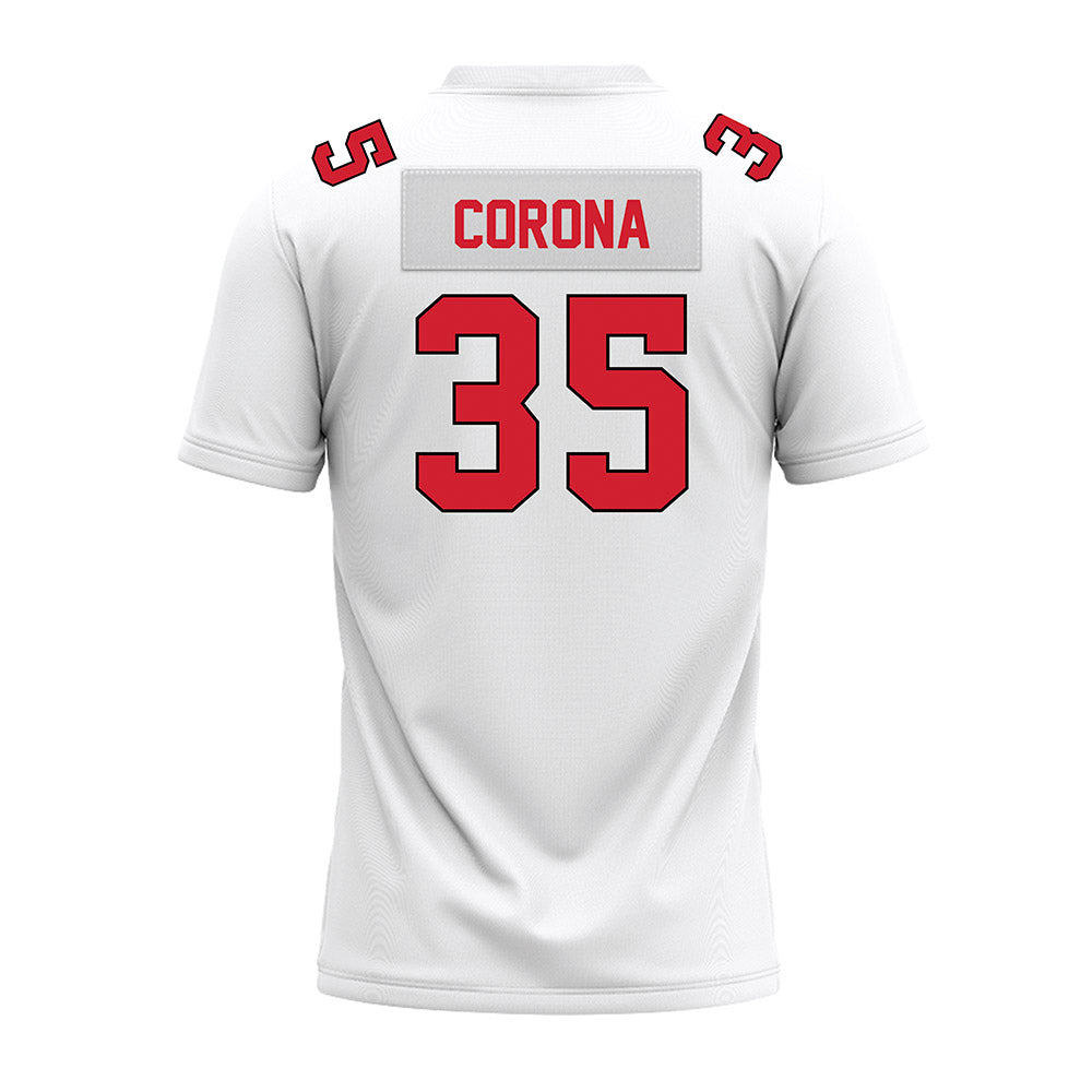 Illinois State - NCAA Football : Anthony Corona - White Premium Football Jersey-1