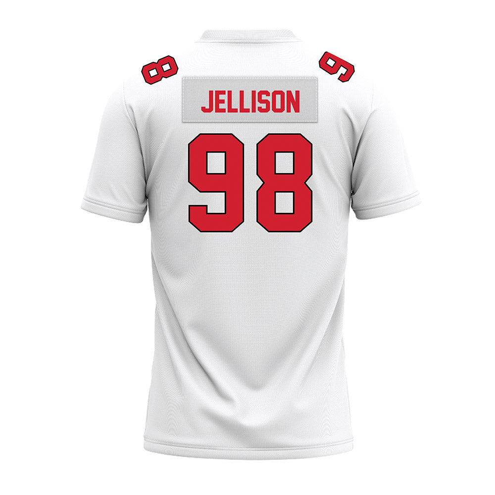 Illinois State - NCAA Football : Logan Jellison - White Premium Football Jersey-1