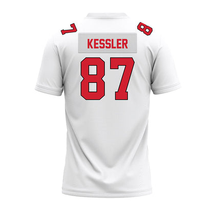 Illinois State - NCAA Football : Nick Kessler - White Premium Football Jersey-1