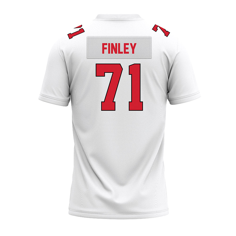 Illinois State - NCAA Football : Jacob Finley - White Premium Football Jersey-1